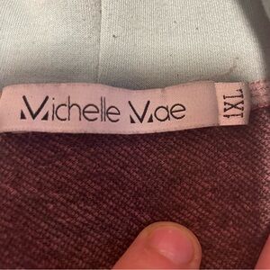 Michelle Mae Plum Knit Top - 1XL